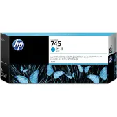 HP 745 DesignJet Druckerpatrone Cyan, 300 ml, DesignJet Z2600 PostScript-Drucker, DesignJet Z5600 PostScript-Drucker, Thermal Inkjet, Cyan, Singapur, 283 mm, 41 mm