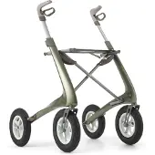 Thuiszorg Webshop Carbon Overland Rollator metallic-grün 1 St