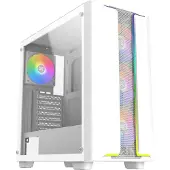 Xigmatek PC-Gehäuse - - Gaming Y Pro Arctic (Weiß) - Mittelgroßer Tower - E-ATX-Format - 4 x 120 mm A-RGB