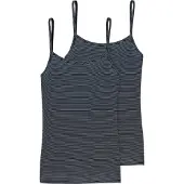 Schiesser Unterhemd "Modal Essentials" Single Jersey, schmale Träger, feine Streifen