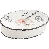 Gedy Clothilde Soap Holder White