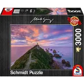 Schmidt Spiele Nugget Point Lighthouse, The Catlins, South Island - New Zealand - 3000 Teile Puzzle; 59348