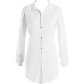 Hanro Weißes Nachthemd Cotton Deluxe