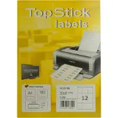 Topstick TOP STICK Universal-Etiketten, 70,0 x 67,7 mm, weiá