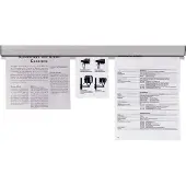 Franken Papierklemmschiene, selbstklebend, Länge: 1.180 mm Kunststoff, beliebig erweiterbar, Wandmontage mit