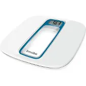 Terraillon 14119, Elektronische Personenwaage, 160 kg, 100 g, Blau, Silber, kg, Quadratisch