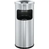 Durable Standascher mit Flammlöschkopf, silbermetallic