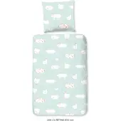 Muller Textil Duvet cover Good Morning 135x200 + 1* 80x80 cm - farm animals