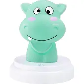 Alecto SILLY HIPPO - LED-Nachtlicht, Nilpferd, blau