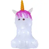 Star Trading LED-Acrylfigur "Crystaline", Einhorn,