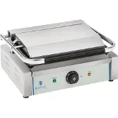 Royal Catering Kontaktgrill - geriffelt - 2.200 W RCKG-2200-G