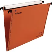 Esselte dossier suspendu VMG, carton 240 g/m2, orange onglet d'inscription "visio plus" (haut de 18