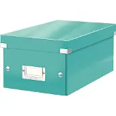 Leitz DVD Ablagebox Click + Store, eisblau
