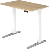 Hjh OFFICE PRO XBHM 12 WC - 120 x 80 Eiche elektrisch höhenverstellbar