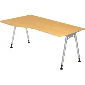 Hjh OFFICE PRO ATOS 18 S - Buche 180 x 100 höhenverstellbar