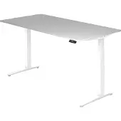 Hjh OFFICE PRO XBHM 2E WW - Grau 200 x 100 elektrisch höhenverstellbar