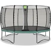 Exit Allure Classic Trampolin ø427cm, auf Beinen, Rund, Grün