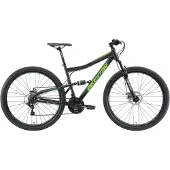 Bikestar Fully Mountainbike 29 Zoll | 19 Zoll Rahmen, 21 Gang Shimano Schaltung, Scheibenbremse | Schwarz