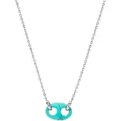 Ti sento Damen-Kette 925er Silber Farbstein Ti Sento Milano Türkis