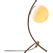 Opviq Tischlampe Yay 5012 , braun / rost, für Wohn- / Esszimmer, Glas, Tischlampe