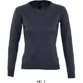 Sol Women's V-Neck Sweater Galaxy