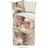 Descanso Duvet cover 135x200 + 1* 80x80 cm - leaves and a parrot
