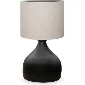 Opviq , Hochwertige Tischlampe aus 100% Metall, Cremefarben, 32 cm hoch, 22 x 14 cm Schirm, 150 cm Kabel, E27 Fassung, Max 40 W | Elegantes Design für jedes Zuhause.