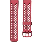 Cover-Discount Fitbit Charge 5 - Silikon Sportarmband gelöchert rot