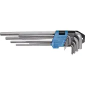 Bgs Innen-6-kant-Winkelschlüssel-Set, lang, 1,5-10 mm, 9-tlg.