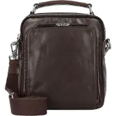 PICARD Leder Umhängetasche Handtasche Buddy Shoulder Bag Cafe dunkelbraun