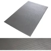 Floordirekt Anti-Ermüdungsmatte Softer-Work-Mat Gerippt Grau 90x300 cm