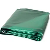 Floordirekt Multifunktionale Abdeckplane 500 g/m² Grün 3 x 3 m