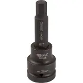 Ks Tools 3/4" Kraft-Bit-Stecknuss Innensechskant lang