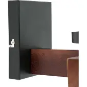 Licht-Erlebnisse Wandleuchte Rustikal B: 31 cm 2x E27 Metall Regenglas Wandlampe Flur Wohnzimmer