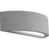 Licht-Erlebnisse Wandleuchte Up Down Weiß 1-flammig E27 Hotelleuchte Wandlampe Schlafzimmer Lampe Wand halbrund moderne Leuchten Flur Wohnzimmer Beleuchtung