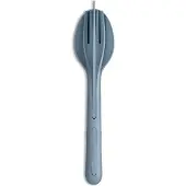 Koziol Besteck-Set 3-teilig KLIKK nature flower blue