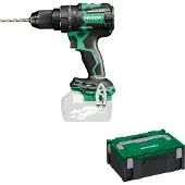 HiKOKI DV36DCW2Z, Handbohrmaschine, Bürstenlos, Schwarz, Grün, 1,3 cm, 2200 RPM, 11,8 cm