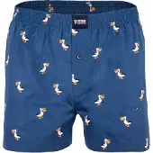 Happy Shorts Herren Webboxershorts - American Style, Baumwolle, gemustert