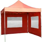 VCM PROFI | Pavillon | Maße ca. 3x3 m | wasserabweisende 180g / m² PE Plane | Partyzelt | Gartenzelt