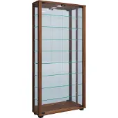 Hioshop Wandvitrine Sammelvitrine Glasvitrine Wand Vitrine Regal Schrank Glas Hängevitrine "Vitrosa Maxi