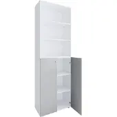 VCM Schuhschrank "XL Holz Großer Schuhschrank Schuhkommode Lona 6", grau (weiß, grau), B:70cm T:40cm, Obermaterial: 100% Holz Wood., Schränke, Schuhschrank