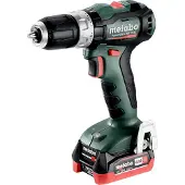 Metabo Akku-Schlagbohrschrauber PowerMaxx SB 12 BL metaBOX 118 - 12V 2x4Ah LiHD + ASC 55