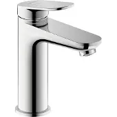 Duravit Wave Einhebel-Waschtischmischer M FreshStart, ohne Ablaufgarnitur, Ausladung 122mm, chrom Hochglanz, WA1021002010