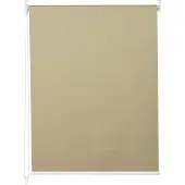 Mendler Rollo MCW-D52, Fensterrollo Seitenzugrollo Jalousie, Sonnenschutz Verdunkelung blickdicht 60x160cm beige