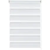 Gardinia EASYFIX Doppelrollo weiß 60 x 150 cm