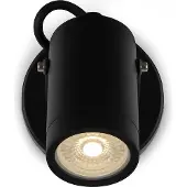 Maytoni Wandleuchte Scope in Schwarz GU10 IP65