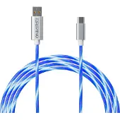 Oniverse USB LED Kabel, 2 Meter, 5 Leuchtmodi, USB Typ C, Kompatibel mit PS5, Xbox, Switch, PC, MAC, Android, iPhone 15
