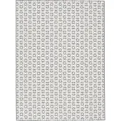 Snapstyle In- und Outdoor Teppich Beidseitig Cape Cod Grau, Größe:160x160 cm