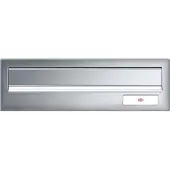 Renz Frontplatte kombinierbar, eckig, 300 x 110 mm, Edelstahl gebürstet