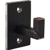 Simausrom Huthaken Aruba Breite 40 mm, Höhe 60 mm, Schwarzstahl schutzlackiert